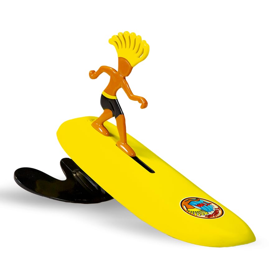 Hot Surfer Dudes Classics Wave Powered Mini-Surfer and Surfboard Toy - Outer Bank Olivia