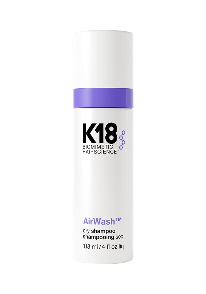 HotK18 AirWash™ Dry Shampoo, Non-Aerosol, Balances Scalp & Controls Excess Oil Production