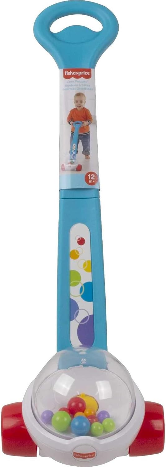HotFisher-Price Corn Popper, Blue Push-Along Toy