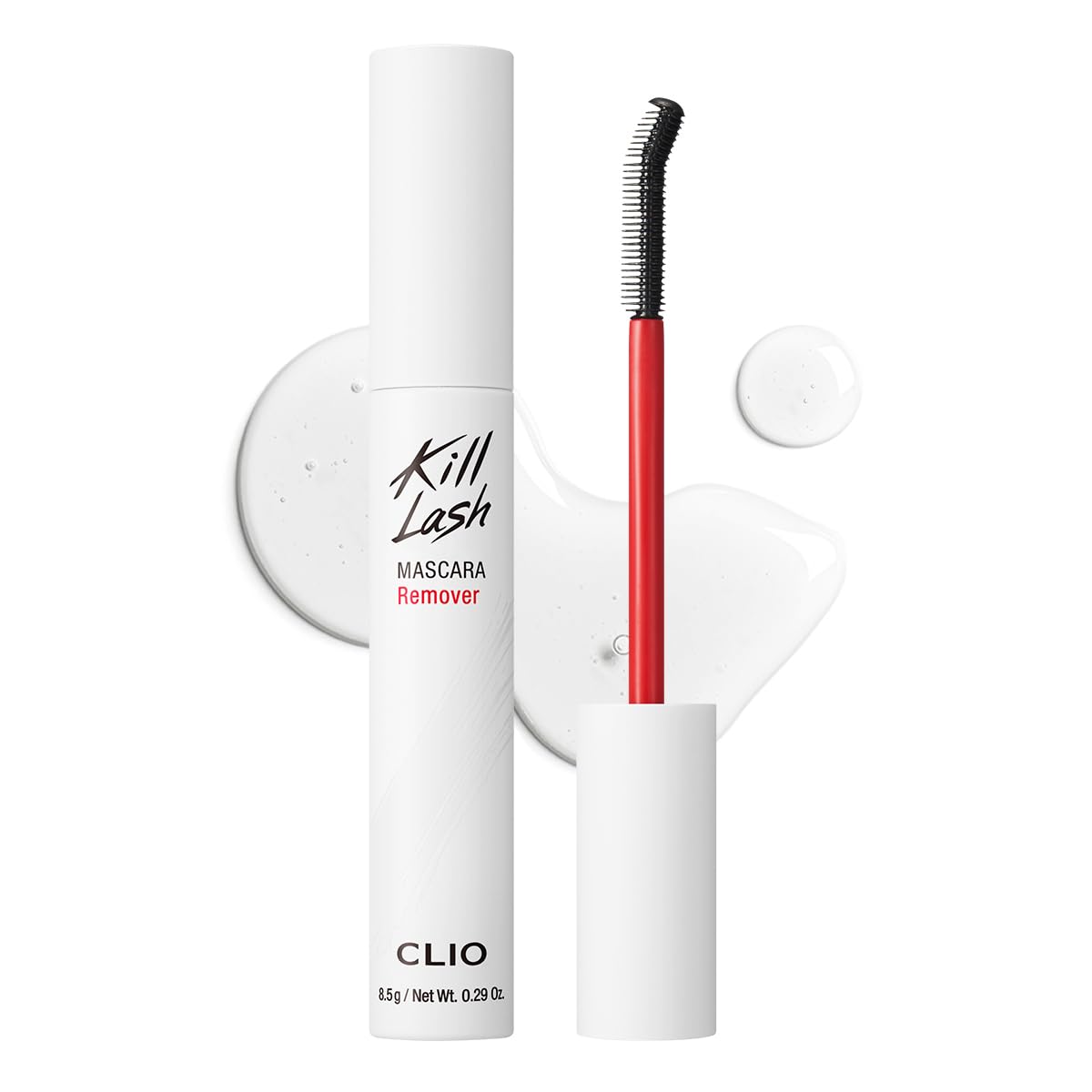 HotCLIO Kill Lash Superproof Mascara, Waterproof Fiber Lengthening for Straight Lashes, Smudge & Flake-Proof, Clump-Free Lash Extension for Lifted Curl, Safe for Sensitive Eyes (001 Long Curling)