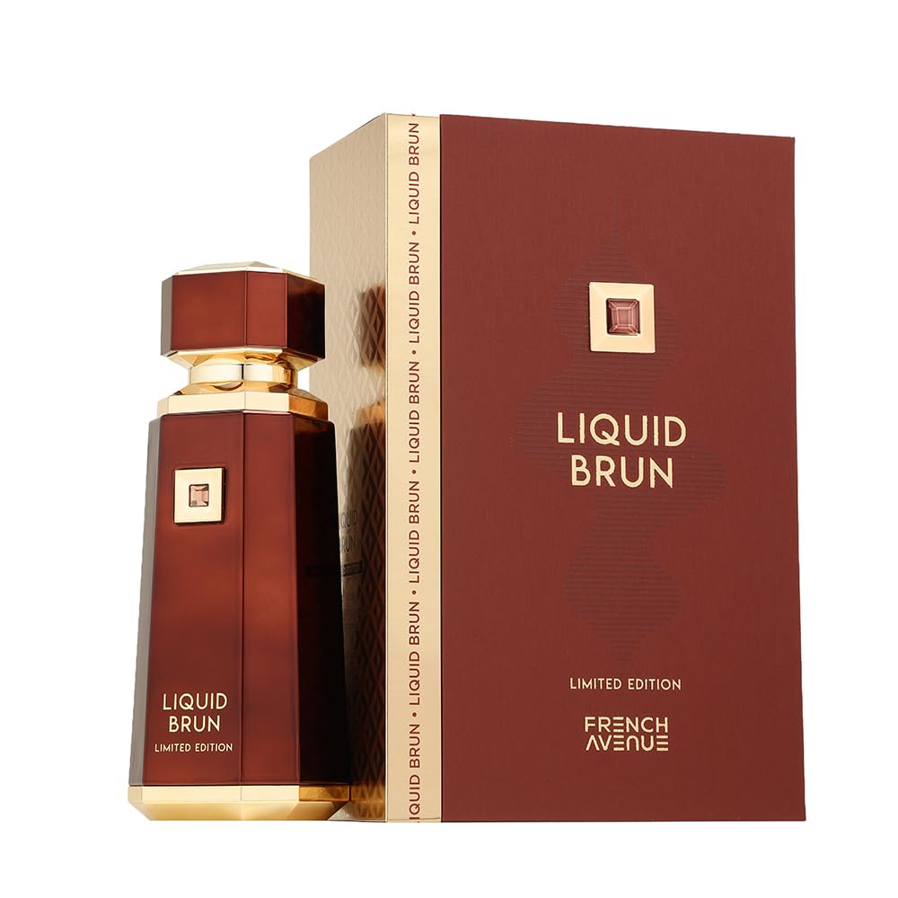 Hot French Avenue Liquid Brun Limited Edition Extrait De Parfum, 150ml, Bergamot Cardamom Cinnamon Orange Blossom Vanilla Praline Musk