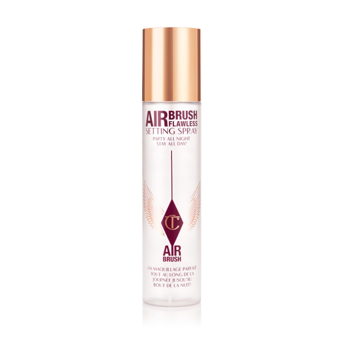 HotCharlotte Tilbury Airbrush Flawless Setting Spray - Ultra-Fine Hydrating Mist to Prime & Set Makeup Up to 16Hr – Soothes and Blurs Skin, Waterproof, Wedding Makeup