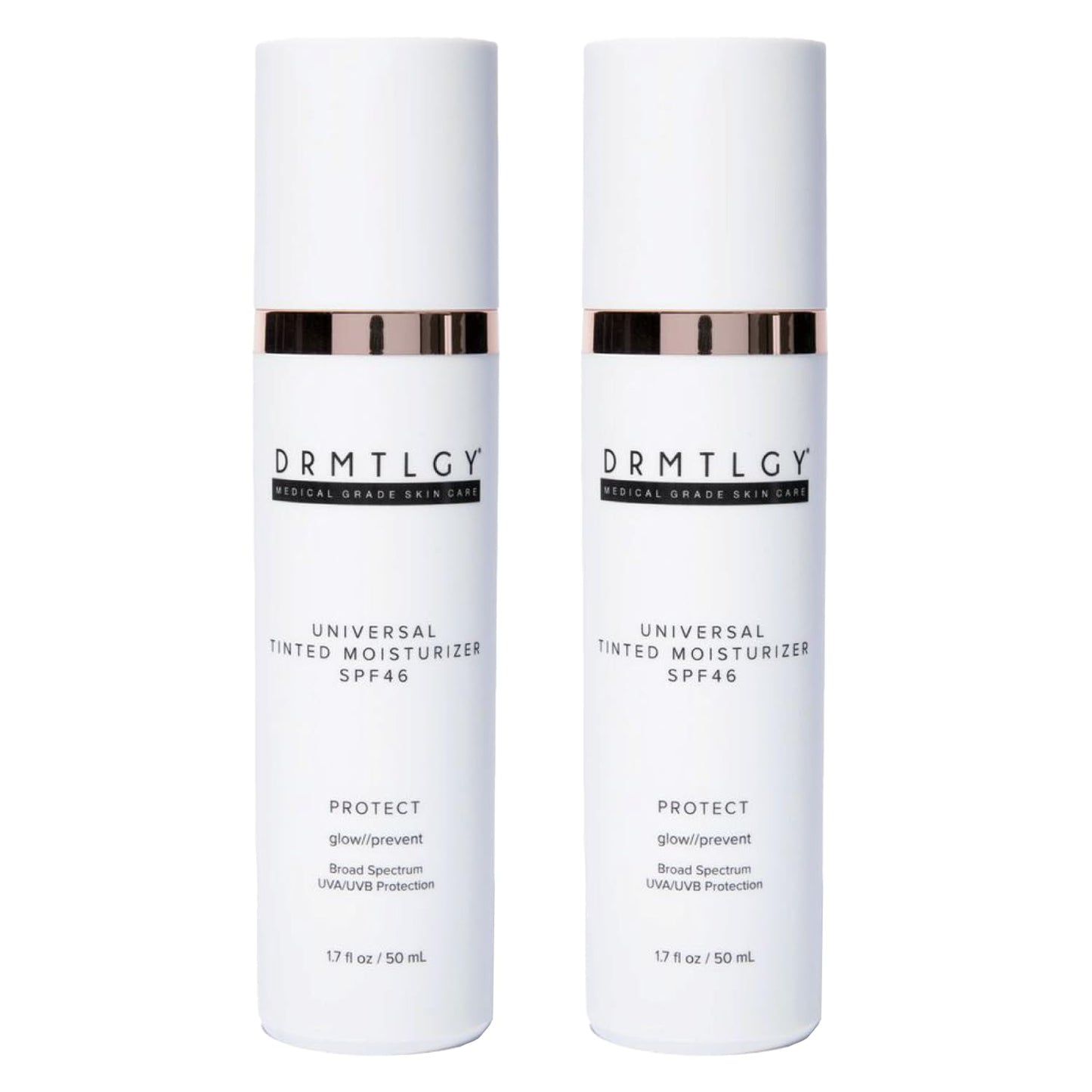 HotDRMTLGY Universal Tinted Moisturizer SPF 46 – Hydrating Dewy Tinted Sunscreen for Face with Zinc Oxide & Octinoxate – Niacinamide & Hyaluronic Acid – Broad Spectrum Lightweight Daily SPF, 1.7 oz