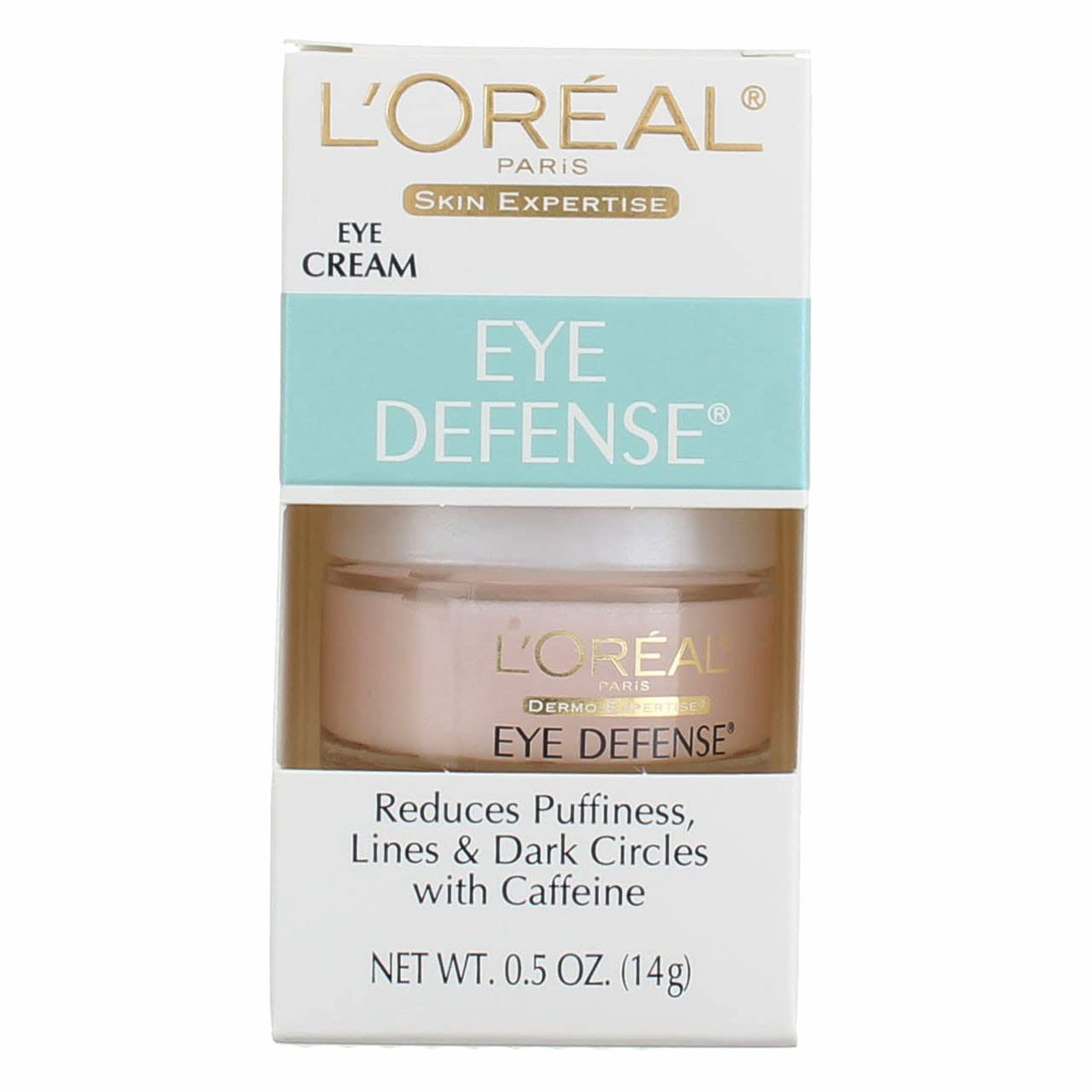 HotL'Oreal Paris Dermo-Expertise Eye Defense Eye Cream with Caffeine and Hyaluronic Acid 0.5 oz