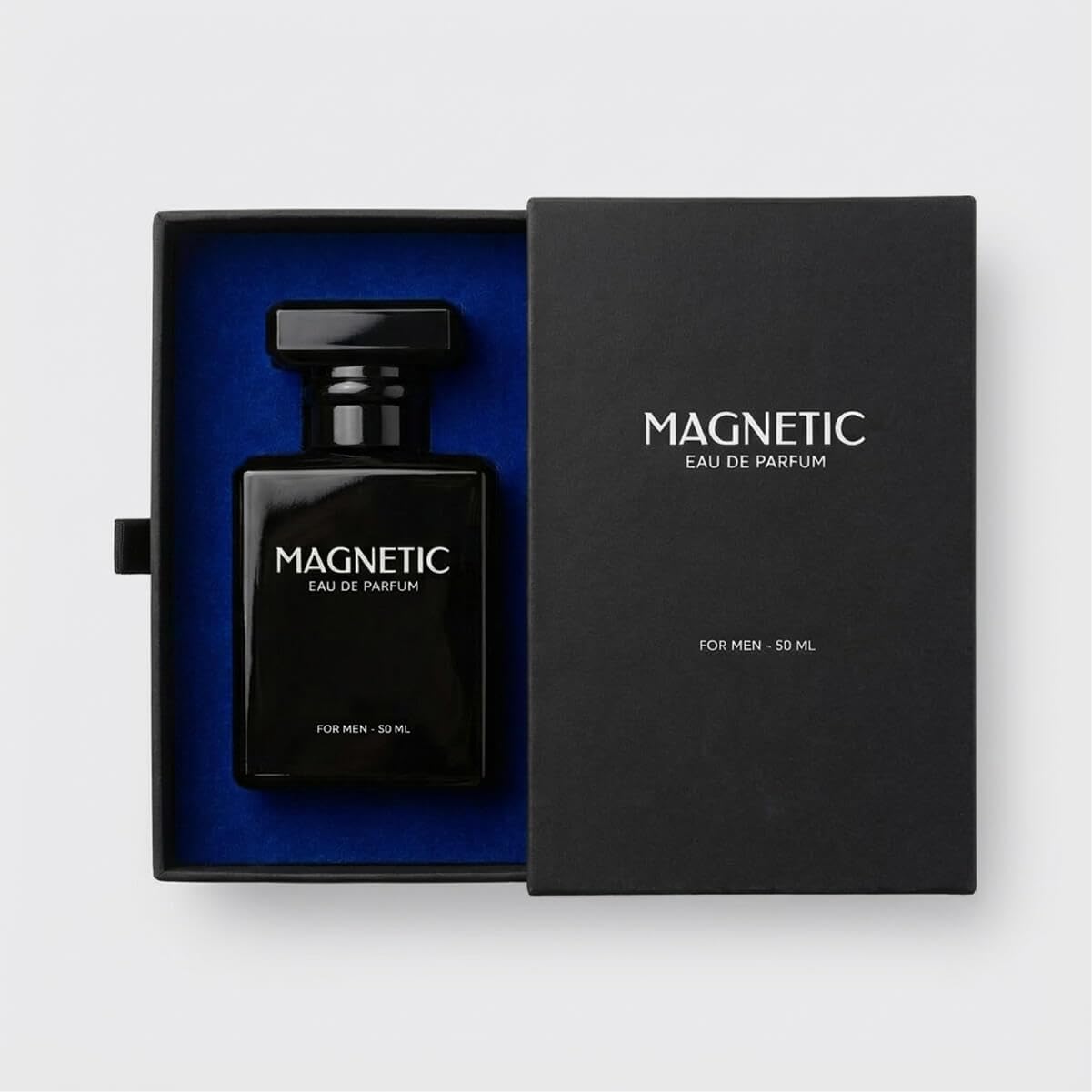 Hot Magnetic Eau de Parfum, Pheromone Cologne for Men - Bold, Long-Lasting Fragrance, Infused Formula, 50mL, 1.7 fl oz - Magnetic