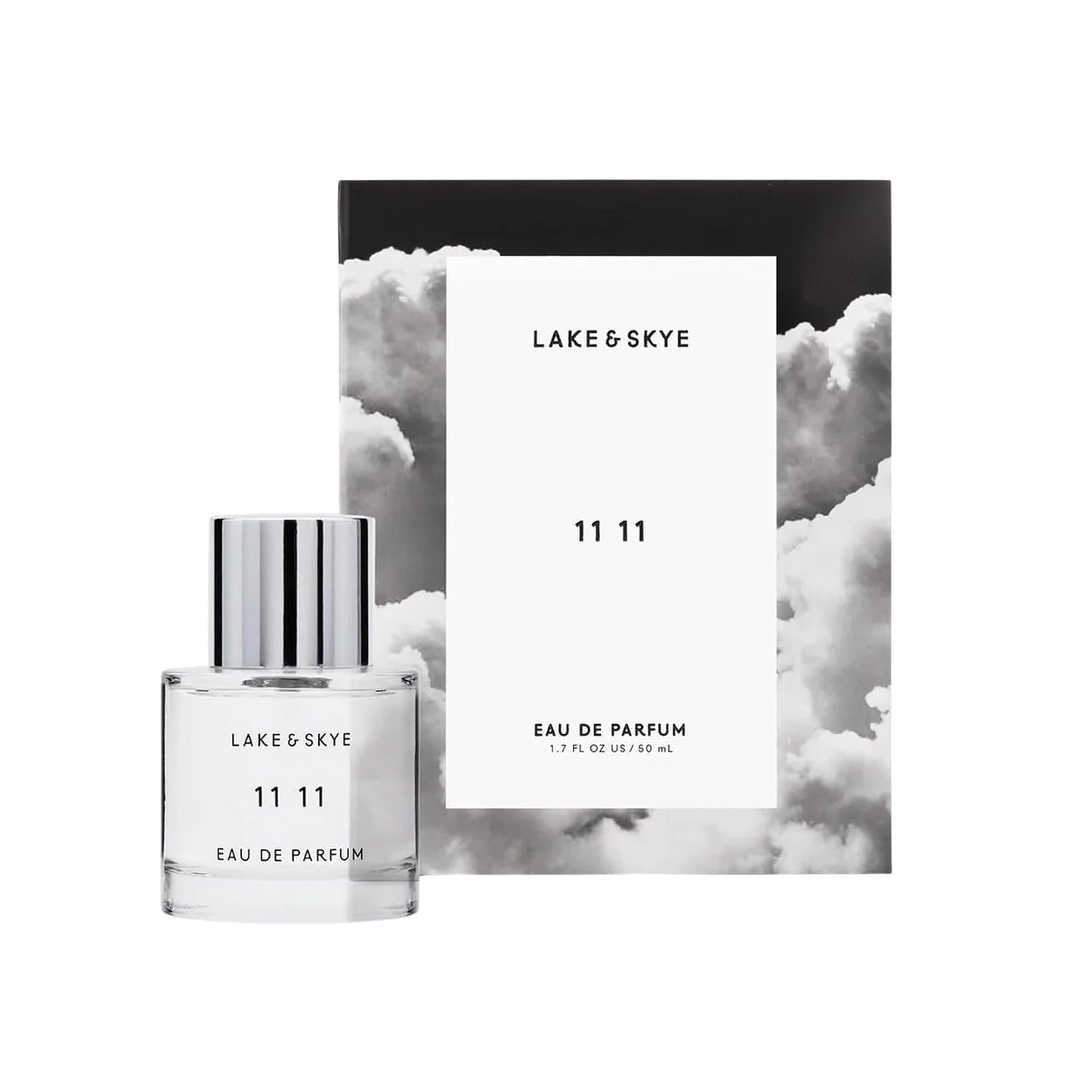 Hot Lake & Skye 11 11 Eau de Parfum Spray - Clean Skin Musk, Amber, Vegan, Cruelty-Free - 1.7 fl oz (50mL)