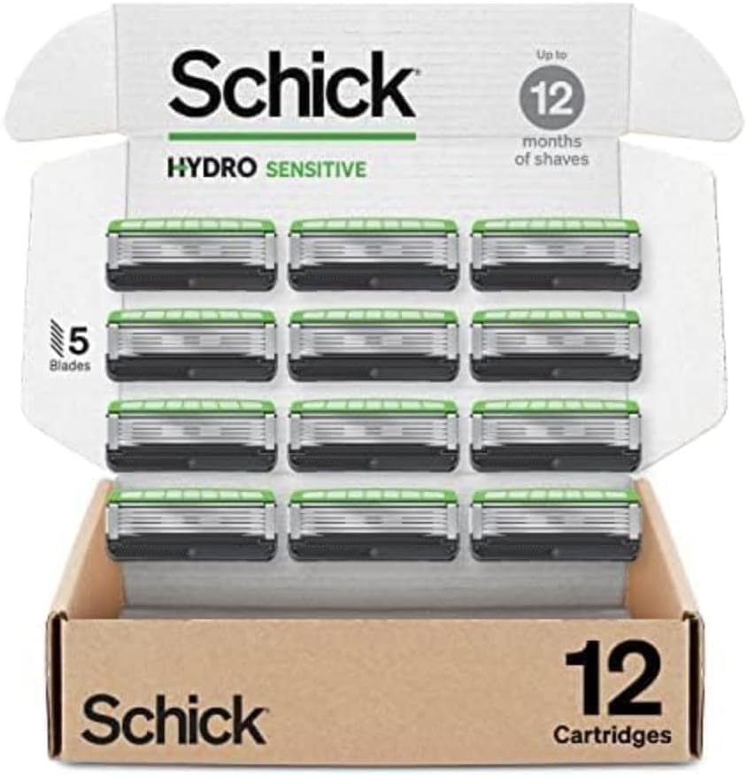 HotSchick Hydro Sensitive Razor Blades Refills, 12ct