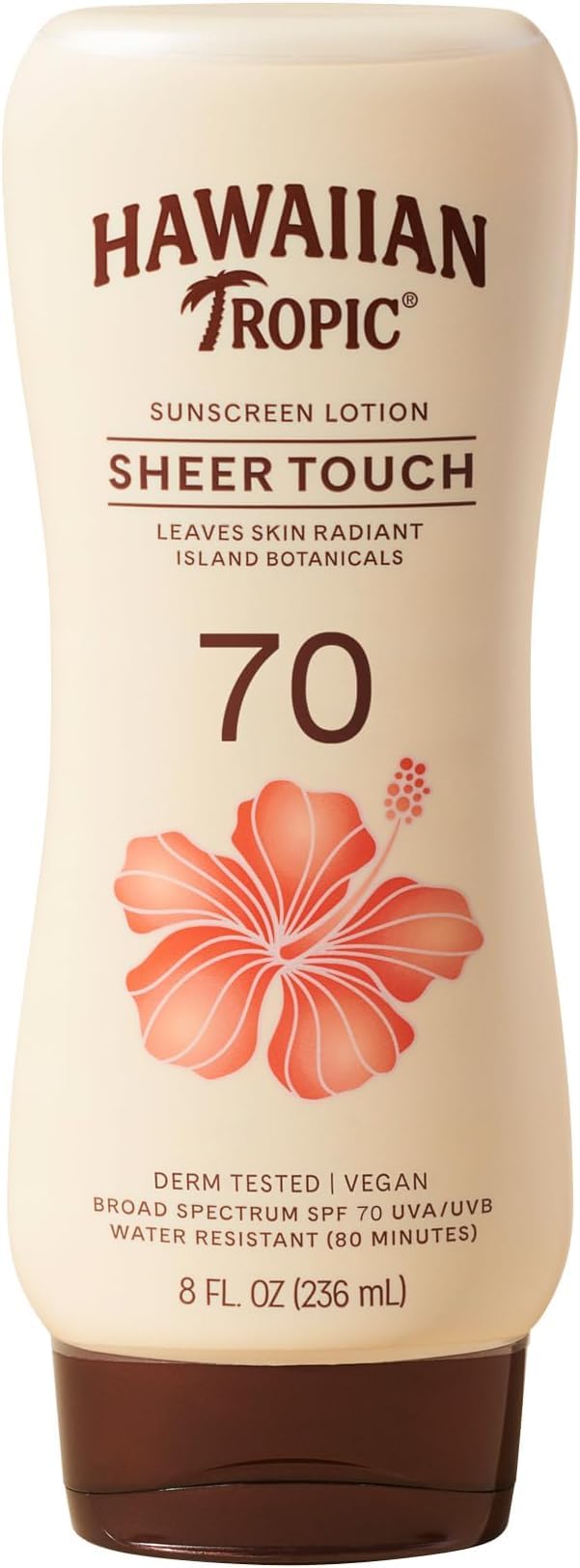 HotHawaiian Tropic Sheer Touch Lotion Sunscreen SPF 70, 8 Fl Oz | Broad Spectrum, Oxybenzone Free, Sunblock Lotion, Hawaiian Tropic Sunscreen SPF 70, 8 Fl Oz