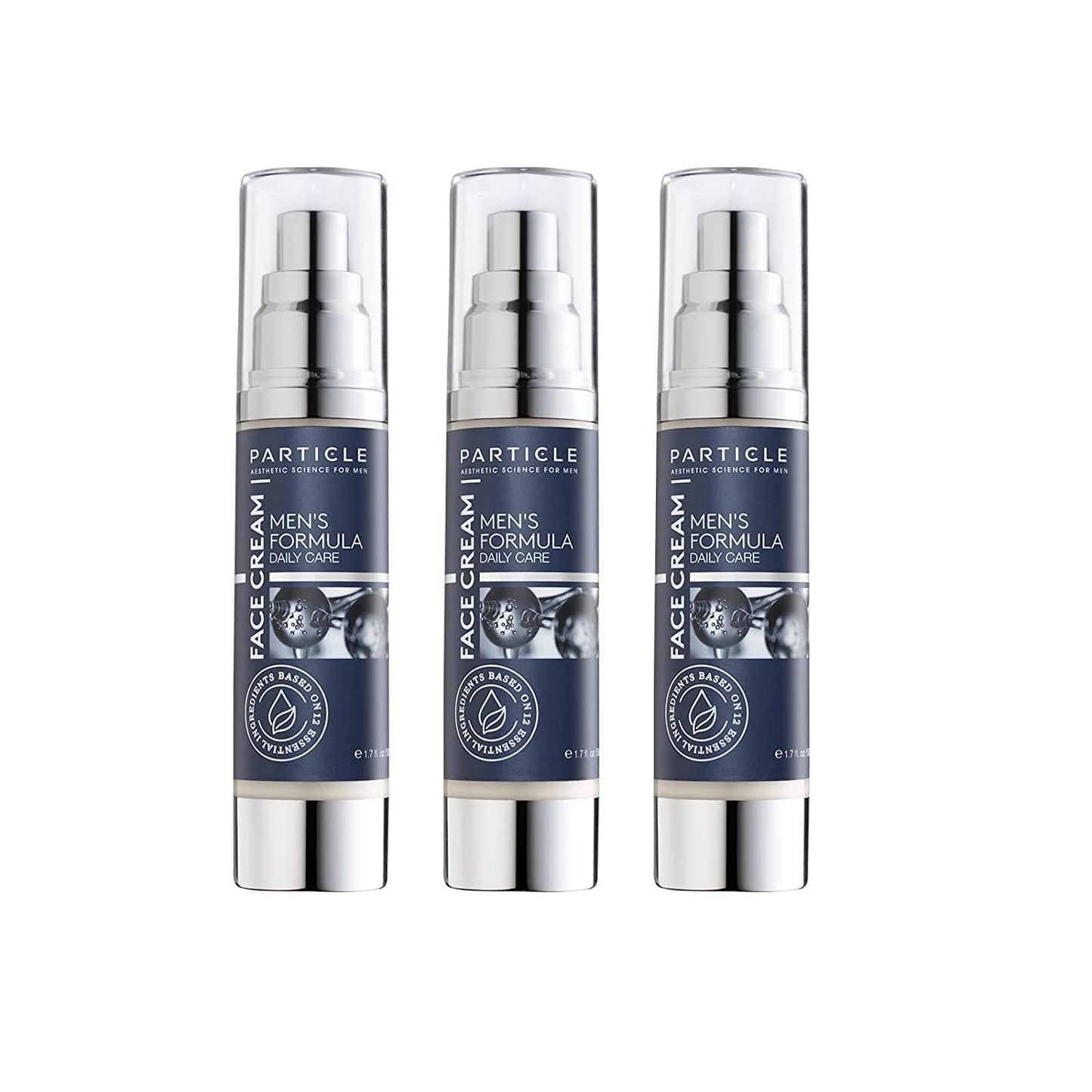 HotParticle 6-in-1 Face Cream for Men, Men’s Daily Hydrating Moisturizer with Vitamin C, Jojoba Oil, Vitamin E & Hyaluronic Acid, Skin Care Routine, Healthy Skin Support, Pack of 1, 1.7 FL OZ
