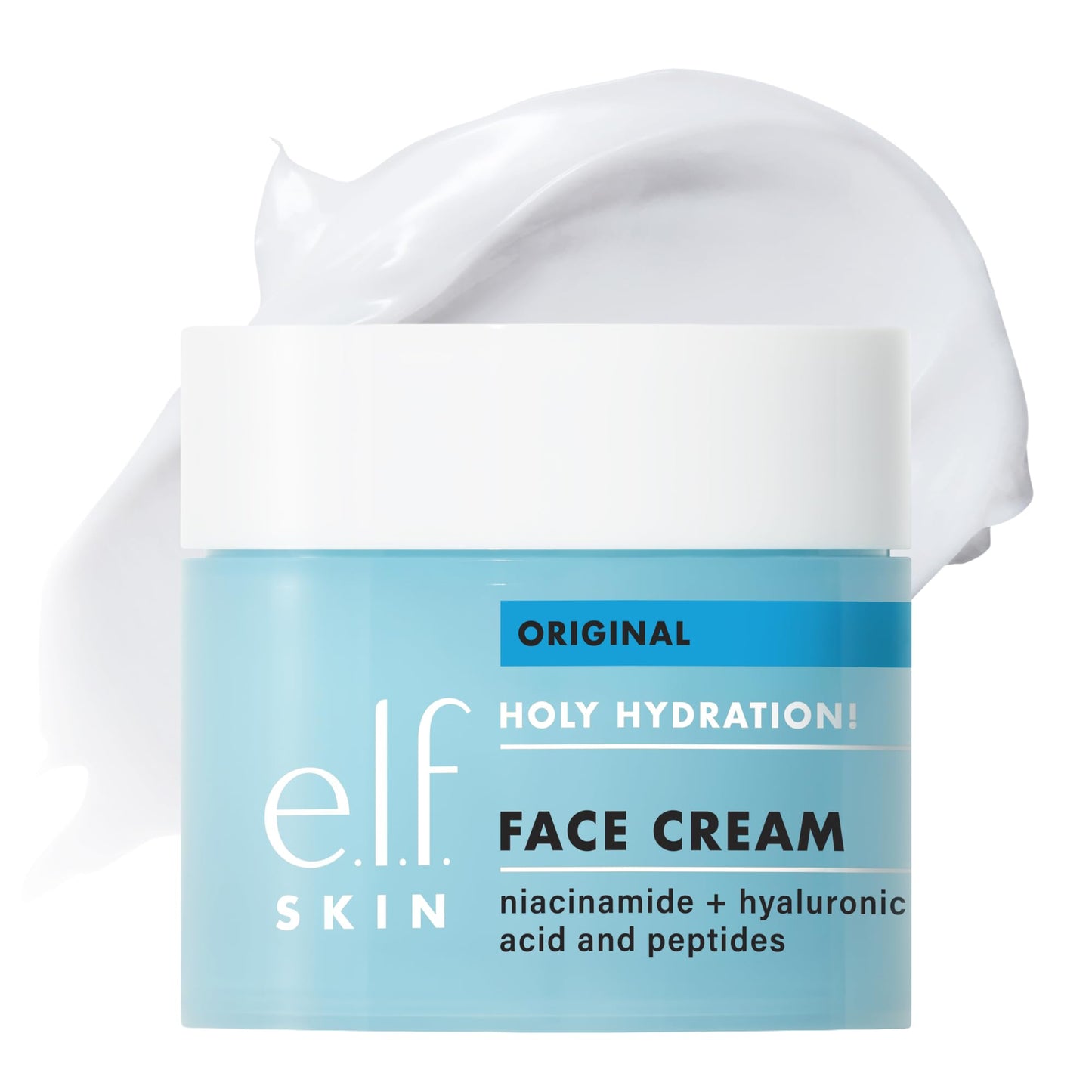 Hote.l.f. SKIN Holy Hydration! Face Cream Broad Spectrum SPF 30 Sunscreen Moisturizer, Made with Hyaluronic Acid, Niacinamide & Peptides, Lightweight Daily Protection, 1.7 oz