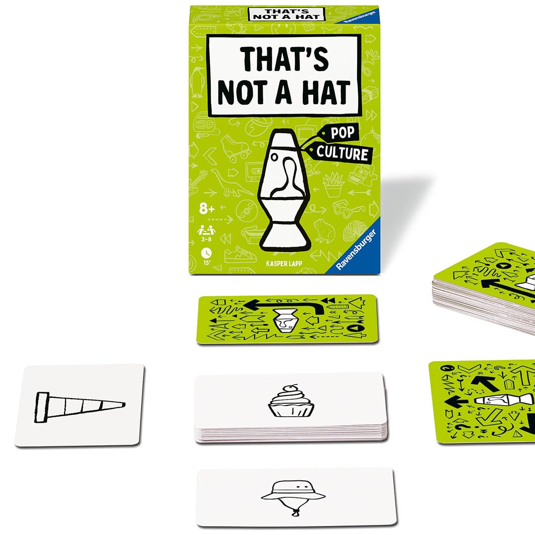 Hot Ravensburger That's Not A Hat - Fun Bluffing & Memory Party Game for All Ages Components | Ideal for Family Gatherings | Great Replay Value | FSC-Certified Materials