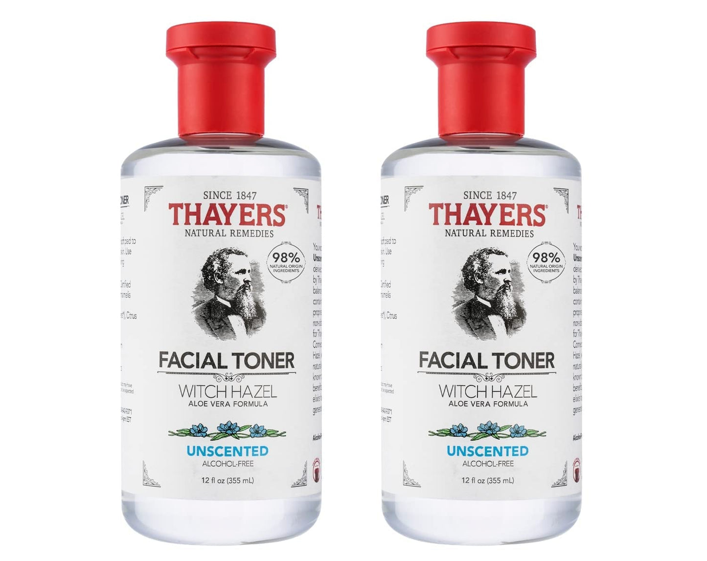HotTHAYERS Alcohol-Free Rose Petal Witch Hazel Facial Toner for Glowing Skin, Soothing, Hydrating, Refreshing Toner for All Skin Types, 12oz (Packaging May Vary)