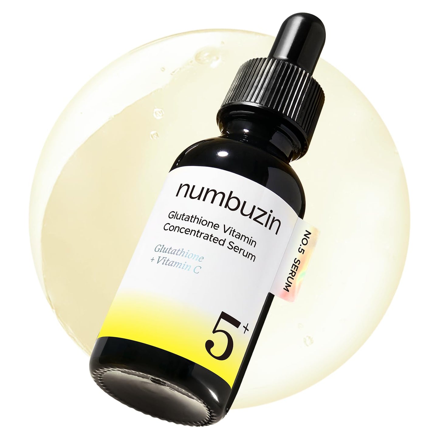 Hotnumbuzin No.5 Vitamin Concentrated Serum, Dark Spot Care, Glutathione & Vitamin Serum, Korean Skincare, Tranexamic Acid 4%, Niacinamide 5%, for a Radiant-Looking Glow 1.01 fl oz
