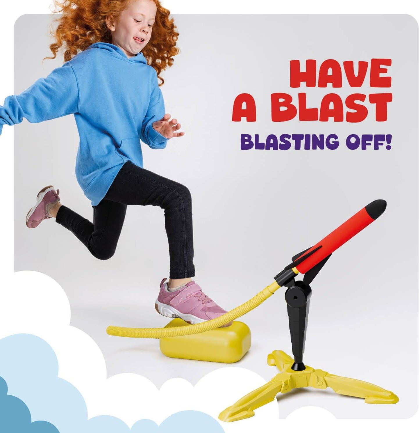 Hot Rocket Launcher for Kids - Outdoor Toys for Kids Ages 4-8 Years - 3 4 5 6 7 Year Old Boy Birthday Gift - Rockets Kids Toys for Boys & Girls - 3 Year Old Gifts - Outside Fun Toddler Toys 3-5