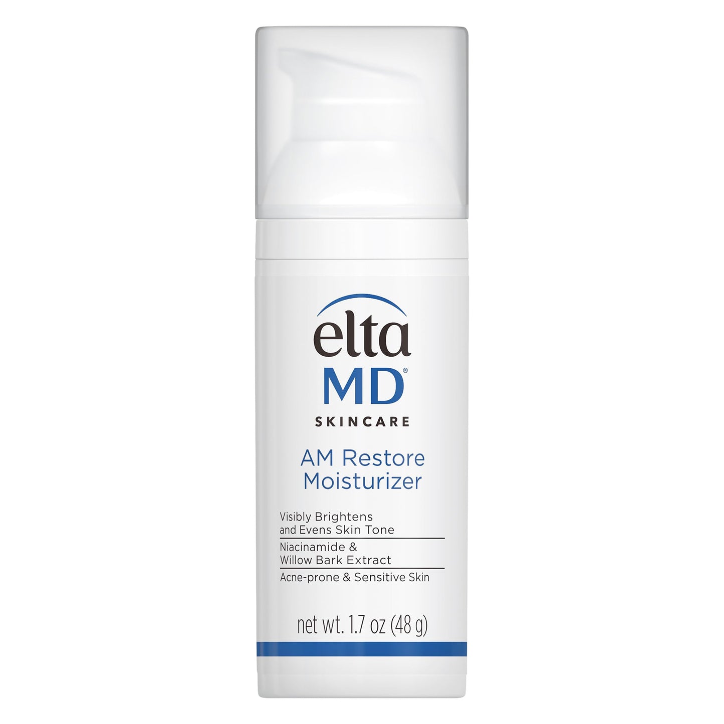 HotEltaMD AM Restore Face Moisturizer for Women and Men, Light Moisturizer Face Cream, Made with Niacinamide and Hyaluronic Acid