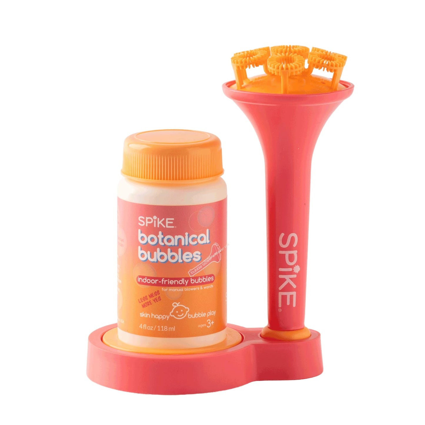 Hot Innobaby Spike Bubble Blower w/Mess Free Botanical Bubbles & Tray - Aqua