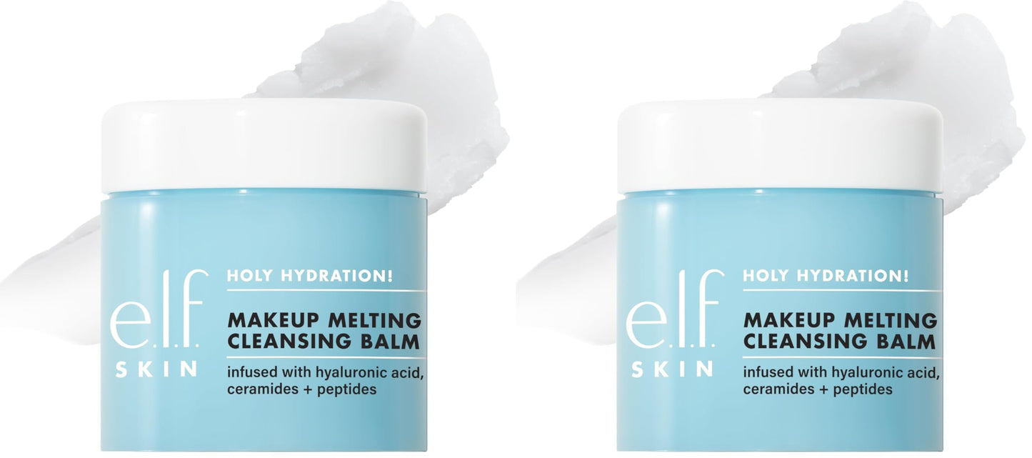 Hote.l.f. SKIN Holy Hydration! Makeup Melting Cleansing Balm, Face Cleanser & Makeup Remover, Infused with Hyaluronic Acid to Hydrate Skin