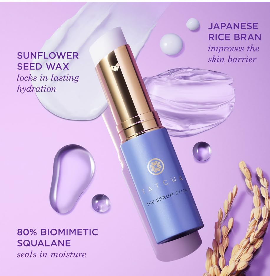 HotTatcha The Serum Stick | Smooth Dry Fine Lines Instantly, Face & Eye Brightener Stick 8 G | 0.28 oz