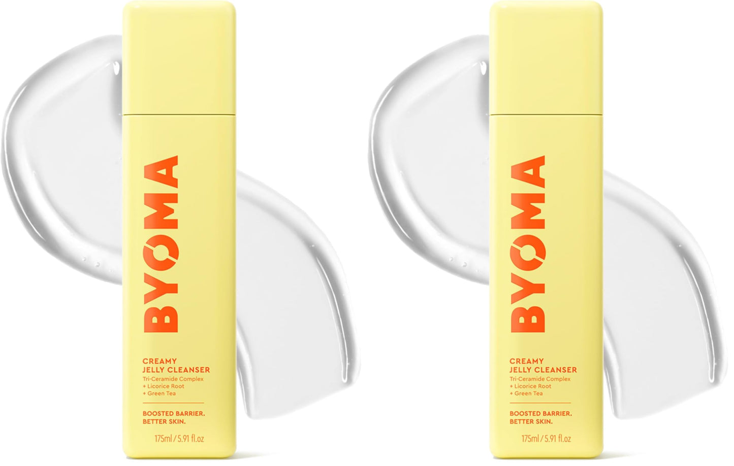 HotBYOMA Creamy Jelly Cleanser - Hydrating Face Wash for Skin Barrier Repair with Tri-Ceramide Formula - Gently Removes Makeup & Excess Oil - 5.91 Fl. Oz | Hydrating Face Wash with Ceramides, Soothing Formula, No Oily Residue, Fragrance Free, for All Skin