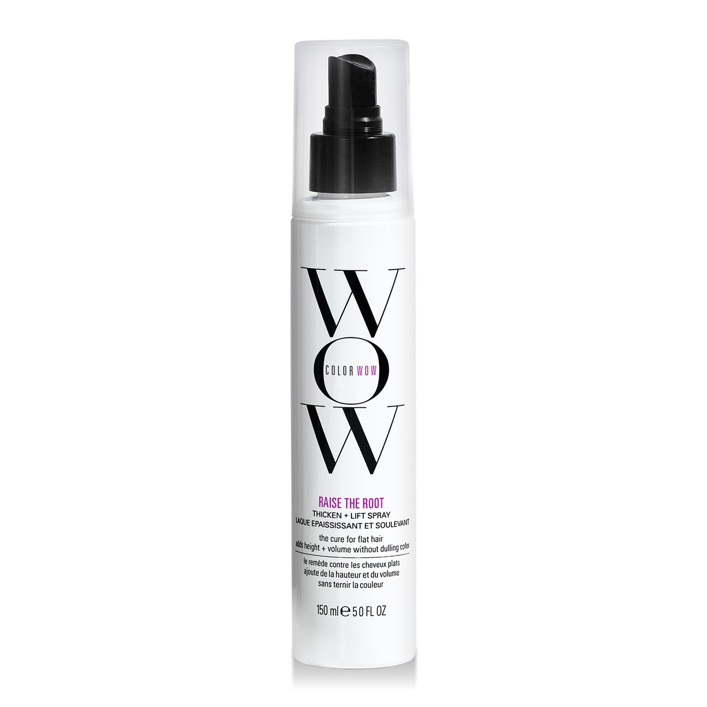 HotCOLOR WOW Raise the Root Thicken and Lift Spray, Root Lift and Volume Spray for Fine Flat Hair
