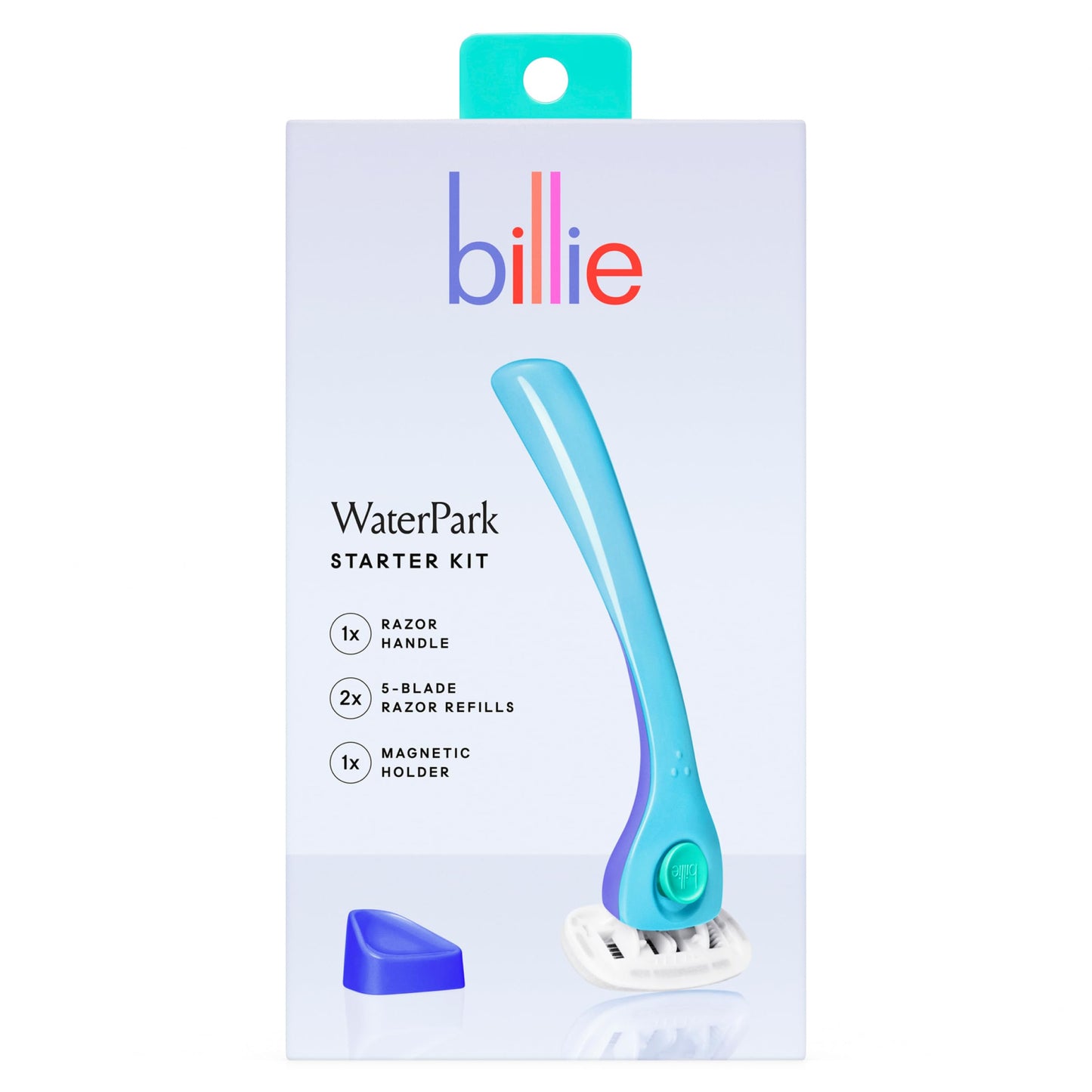 HotBillie Razors for Women Shave Kit – Women’s Razor + 2 x 5-Blade Razor Refills + Magnetic Holder – Sunburst