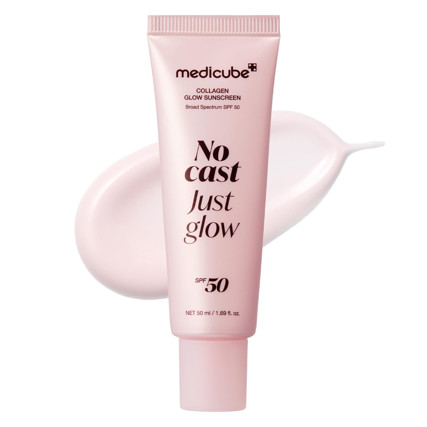 Hotmedicube Sunscreen No Cast Just Dew PDRN Hydrating UV Sun Serum, SPF 50 | SPF 50 Fast-Absorbing Sunscreen with PDRN, Panthenol & Centella - Lightweight Hydration & Cooling, Korean Skincare