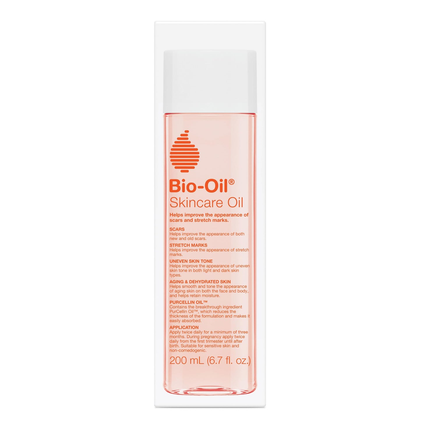 HotBio-Oil Skincare Body Oil Serum, Scars & Stretch Marks, 2 fl oz | Dermatologist Recommended, Vitamin E & A, Dry & Sensitive Skin, Non-Comedogenic, Face and Body, Scar Treatment
