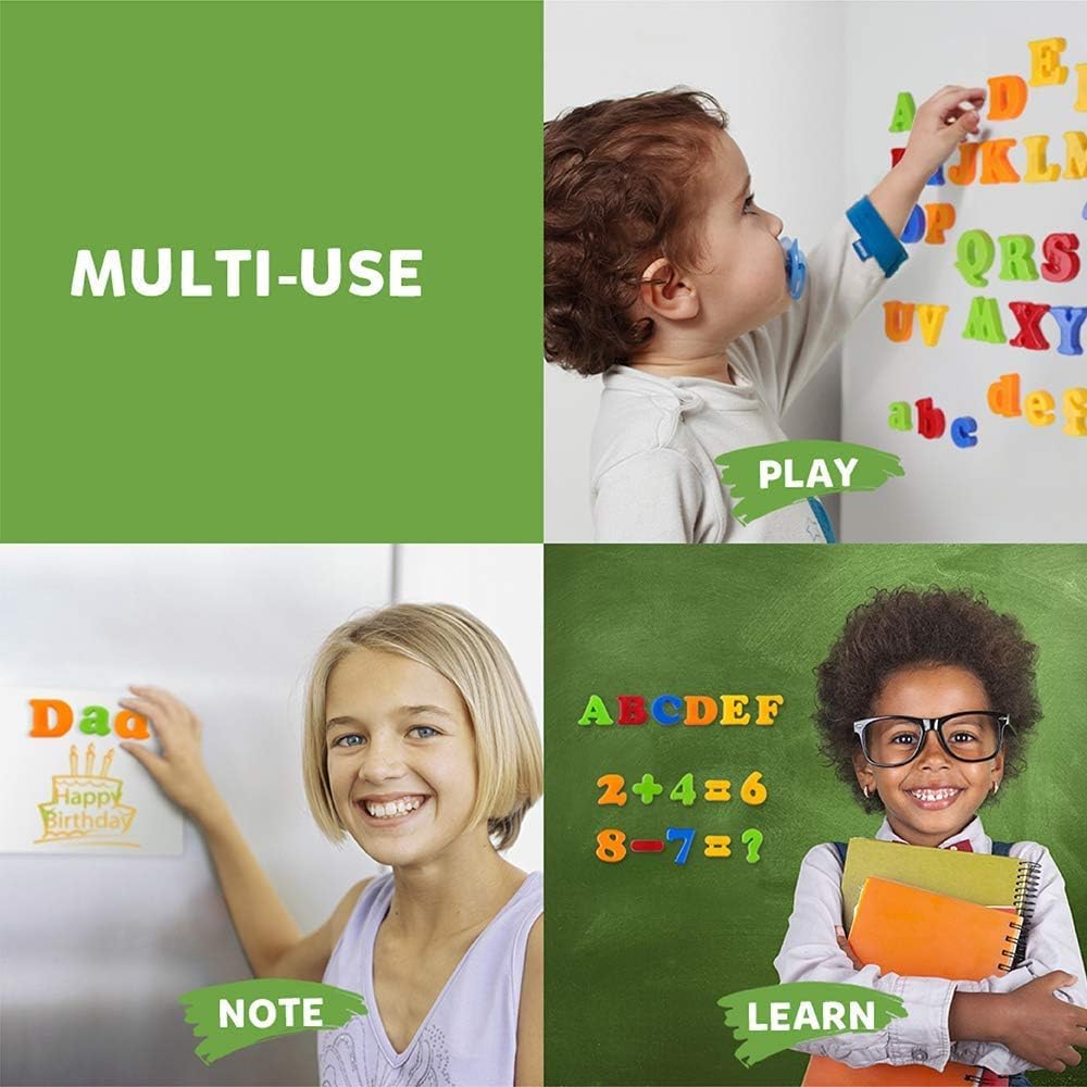 Hot Coogam Magnetic Letters Numbers Alphabet Fridge Magnets Colorful Plastic ABC 123 Educational Toy Set Preschool Learning Spelling Counting Uppercase Lowercase Math for 3 4 5 Years Kid(78 Pcs)