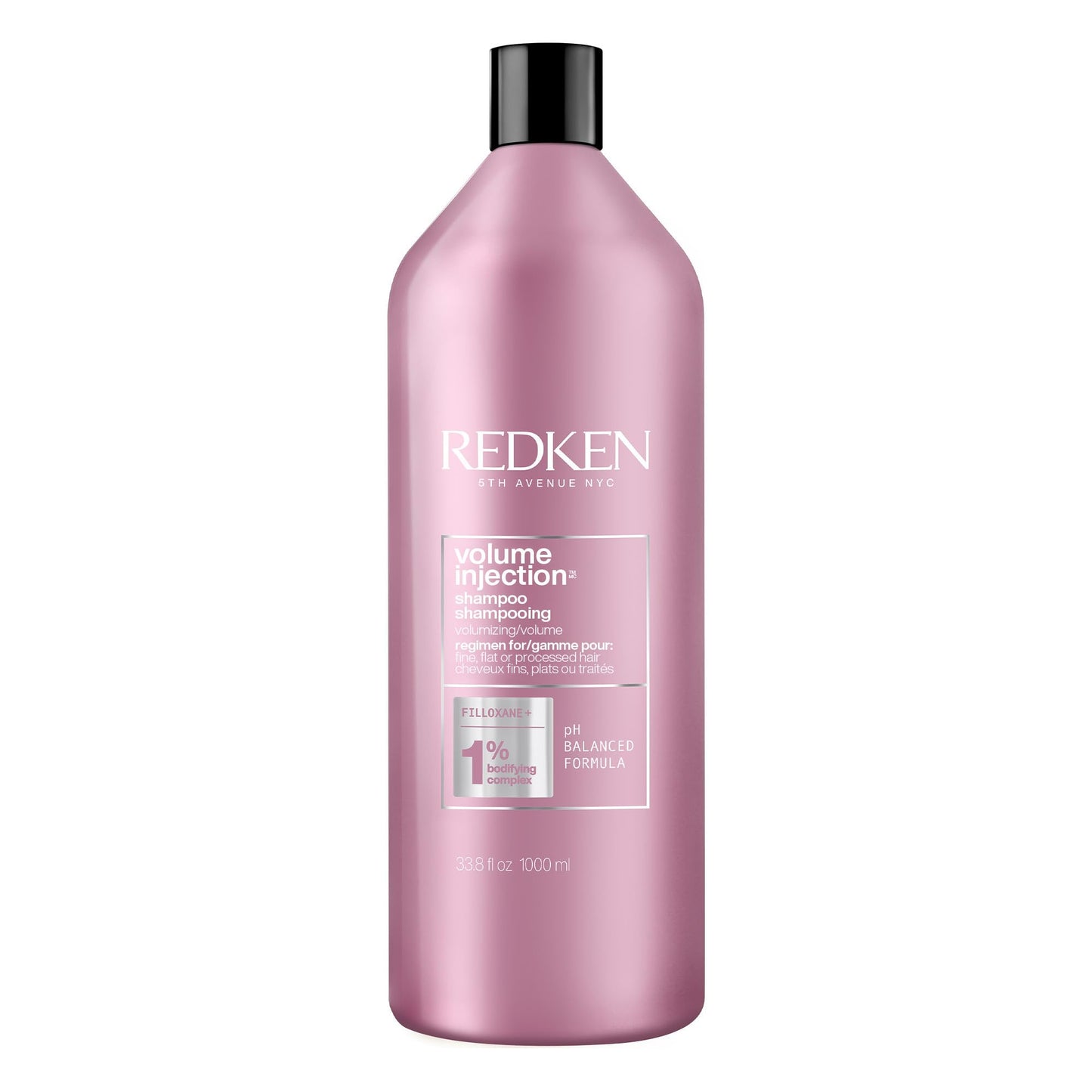 HotRedken Volume Injection Shampoo For Fine Hair - Adds Lift & Body, Volumizing & Detangling Without Weighing Down, Paraben Free
