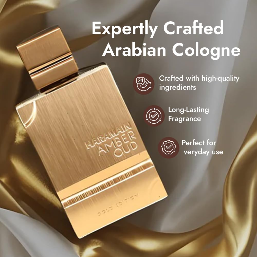 Hot Al Haramain Amber Oud Gold Edition - Arabian Perfume for Women and Men Unisex - Long Lasting Amber - 2 oz