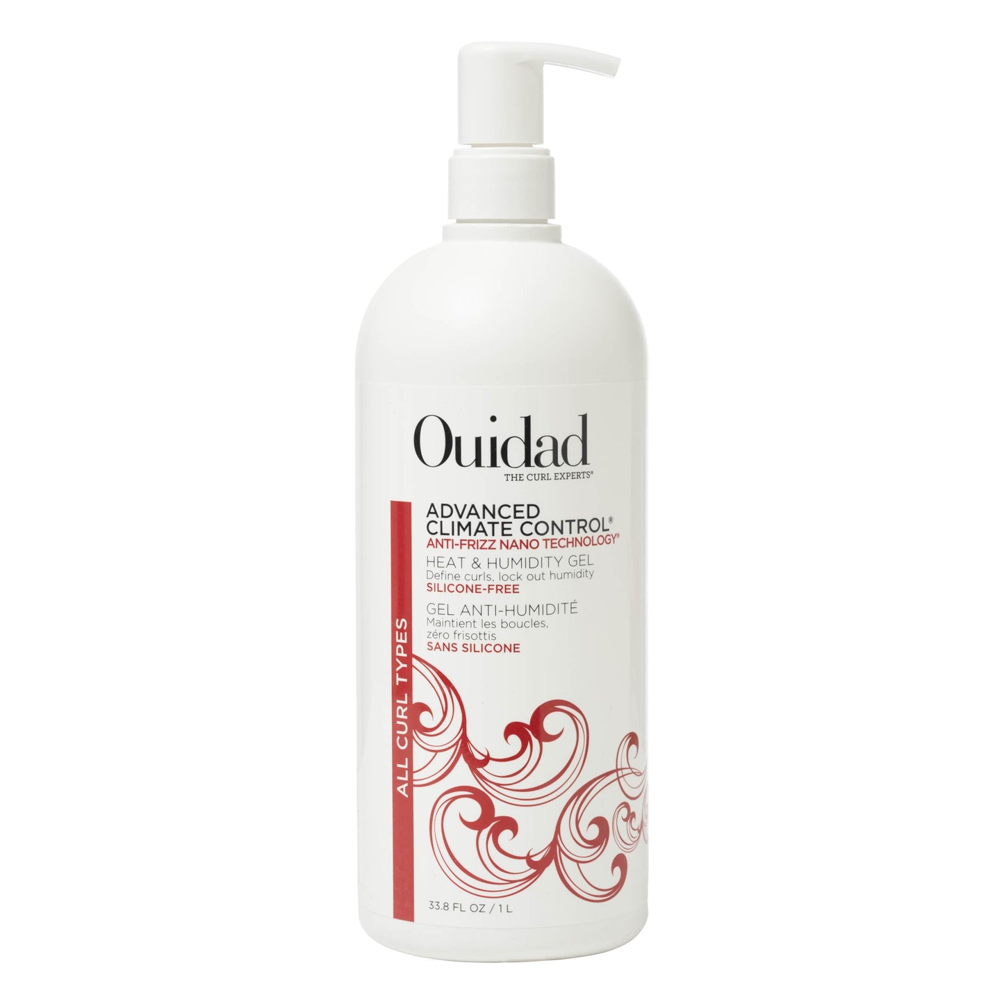 HotOuidad Advanced Climate Control Heat & Humidity Gel for Curly Hair – Crunch-Free, Soft Hold Styling Gel, Fights Frizz & Locks In Moisture for Defined Curls, All Curl Types, Sulfate & Silicone-Free