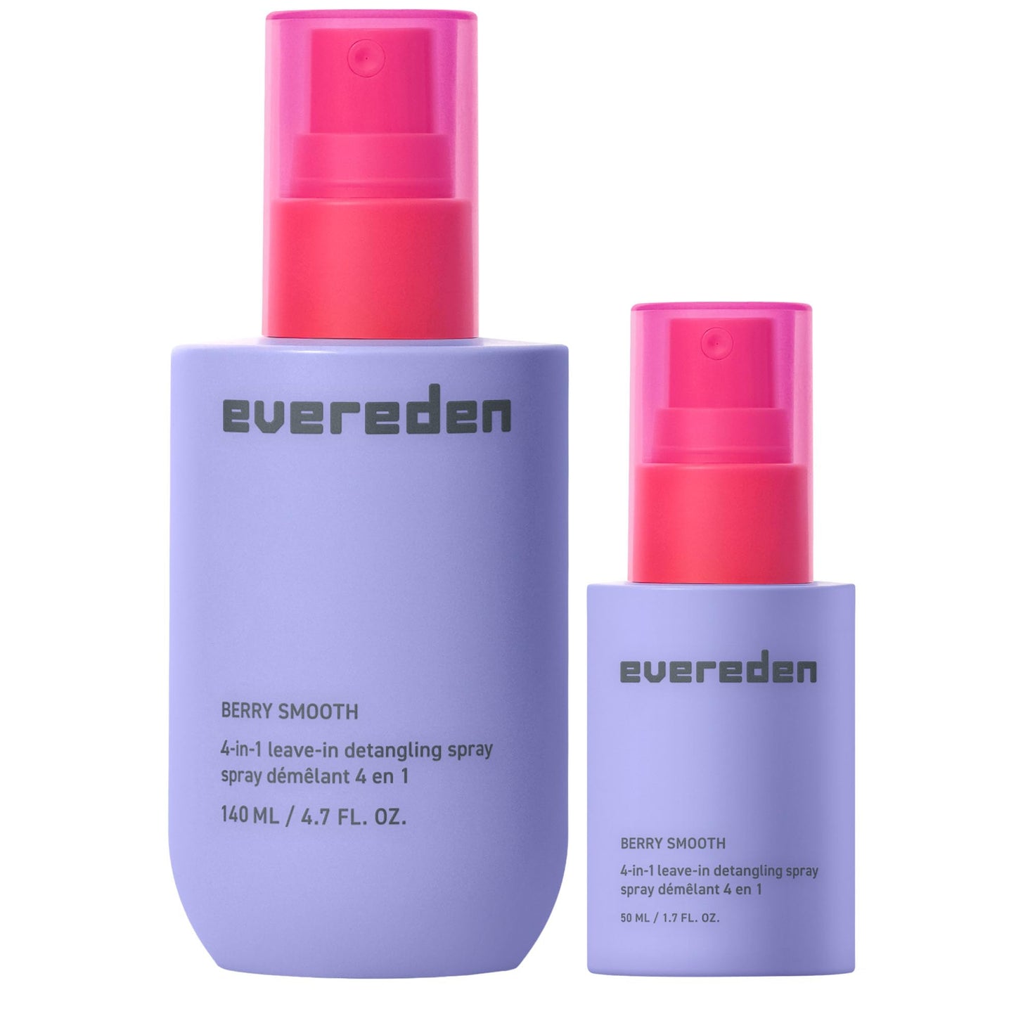 HotEvereden Kids 4-in-1 Detangler Spray, Silicone-Free, EWG Verified, Vegan | Developed with Harvard & Stanford Dermatologists, 4-in-1 Leave-In Conditioner for Girls, Straight, Curly Hair, Wet or Dry Use