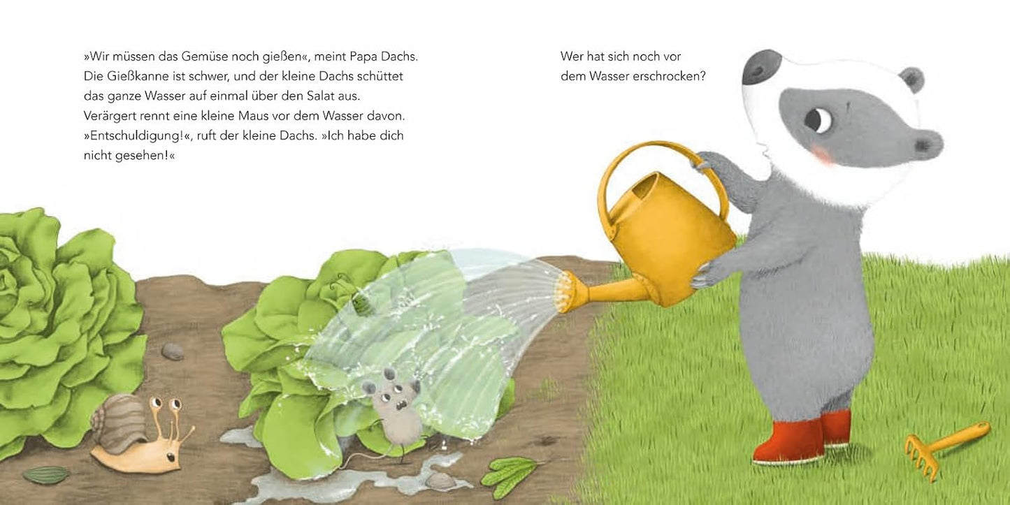 Hot "Ich hab dich lieb", sagt der kleine Dachs: Niedliche Mitmach-Geschichte zum Liebhaben ab 2 Jahren