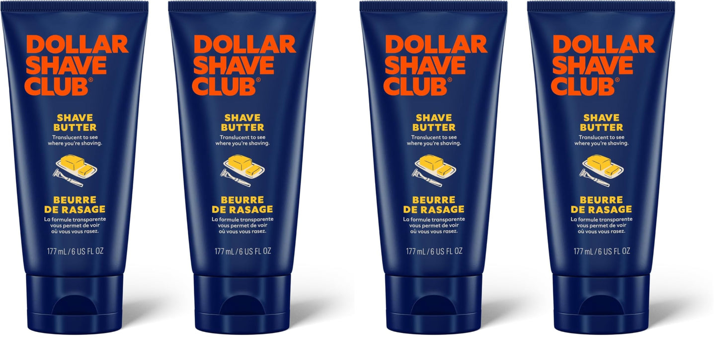 HotDollar Shave Club | Shave Butter 6 ounce (2 Pack) | Translucent Shaving Cream for Sensitive Skin