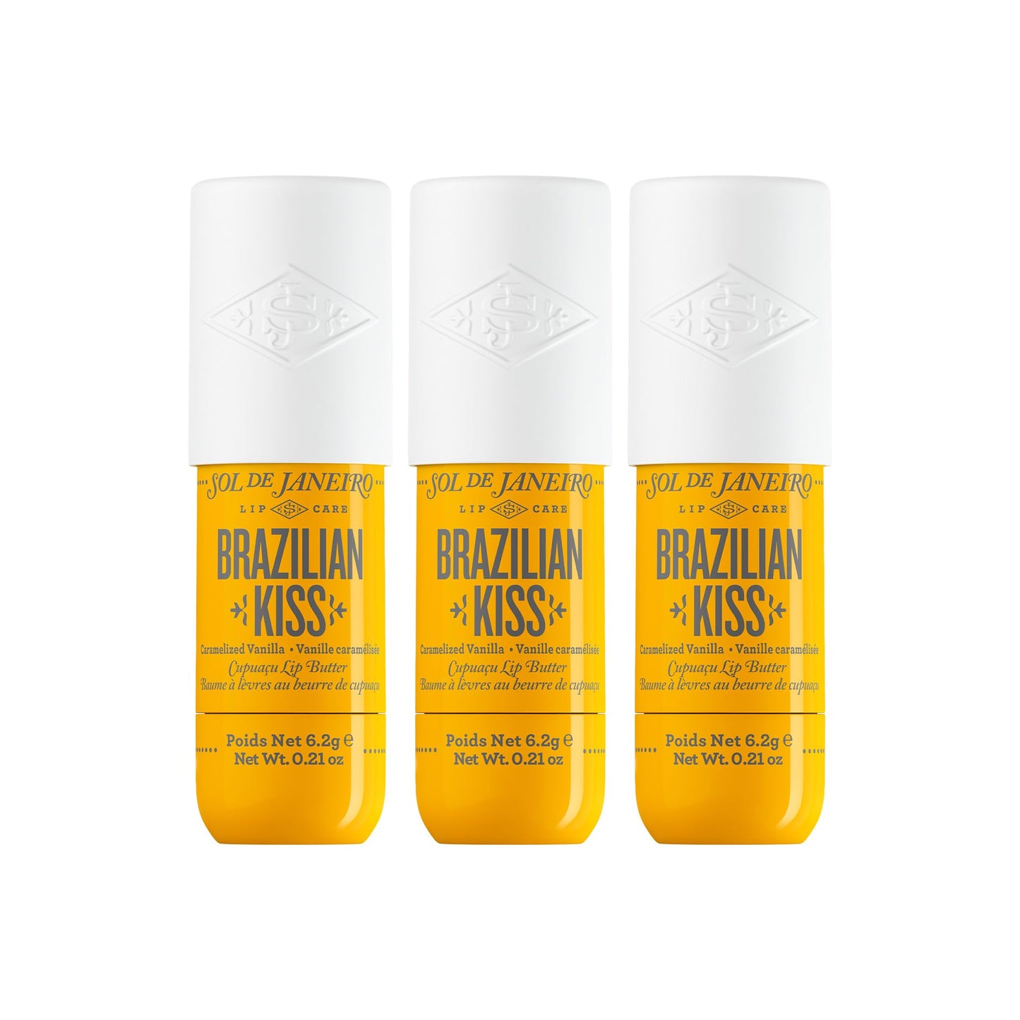 HotSol de Janeiro Brazilian Kiss Hydrating Lip Butter Balm | Vanilla Lip Balm | Vegan Formula
