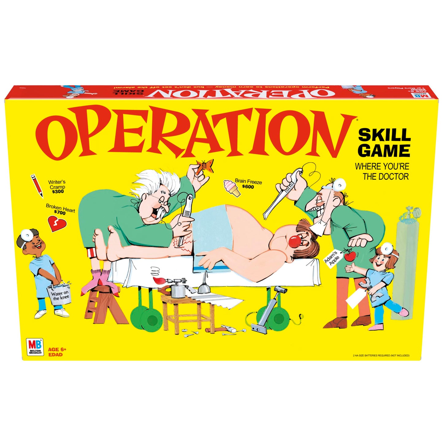 HotHasbro Gaming Operation Electronic Board Game, Family Games for Kids Ages 6+, Kids Board Games for 1+ Players, Funny Games for Kids, Easter Gifts for Boys and Girls (Amazon Exclusive)