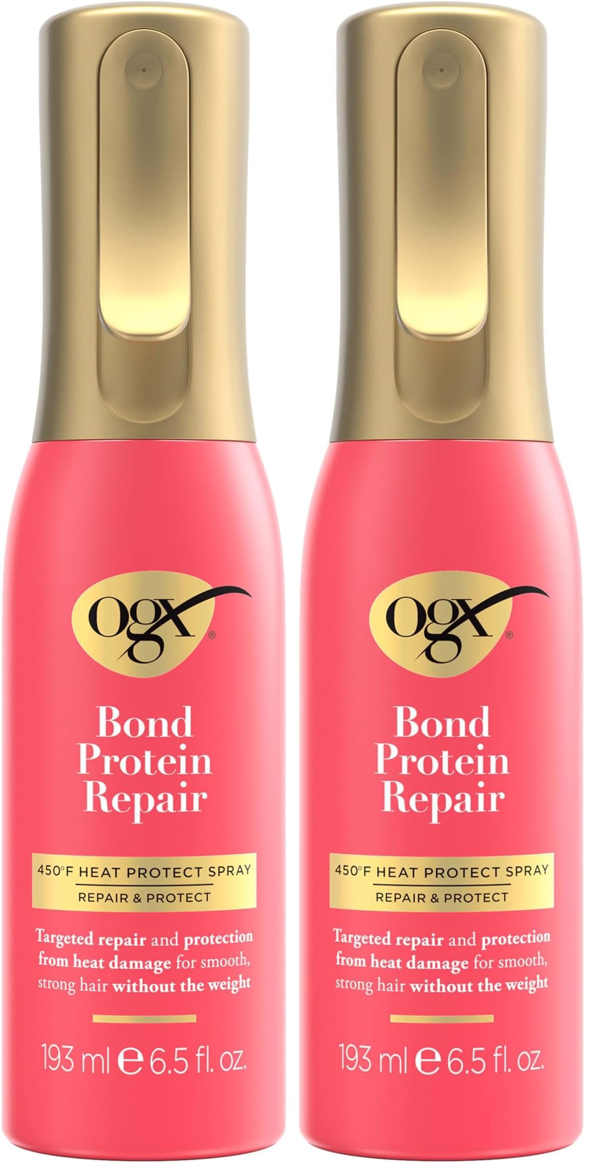 HotOGX Bond Protein Repair 450°F Heat Protect Spray for Hair 6.5 Fl Oz