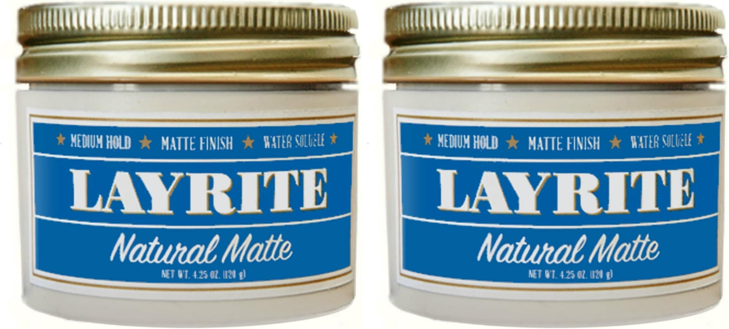 HotLayrite Natural Matte Cream, Basic, White, Mild Cream Soda, 4.25 Ounce