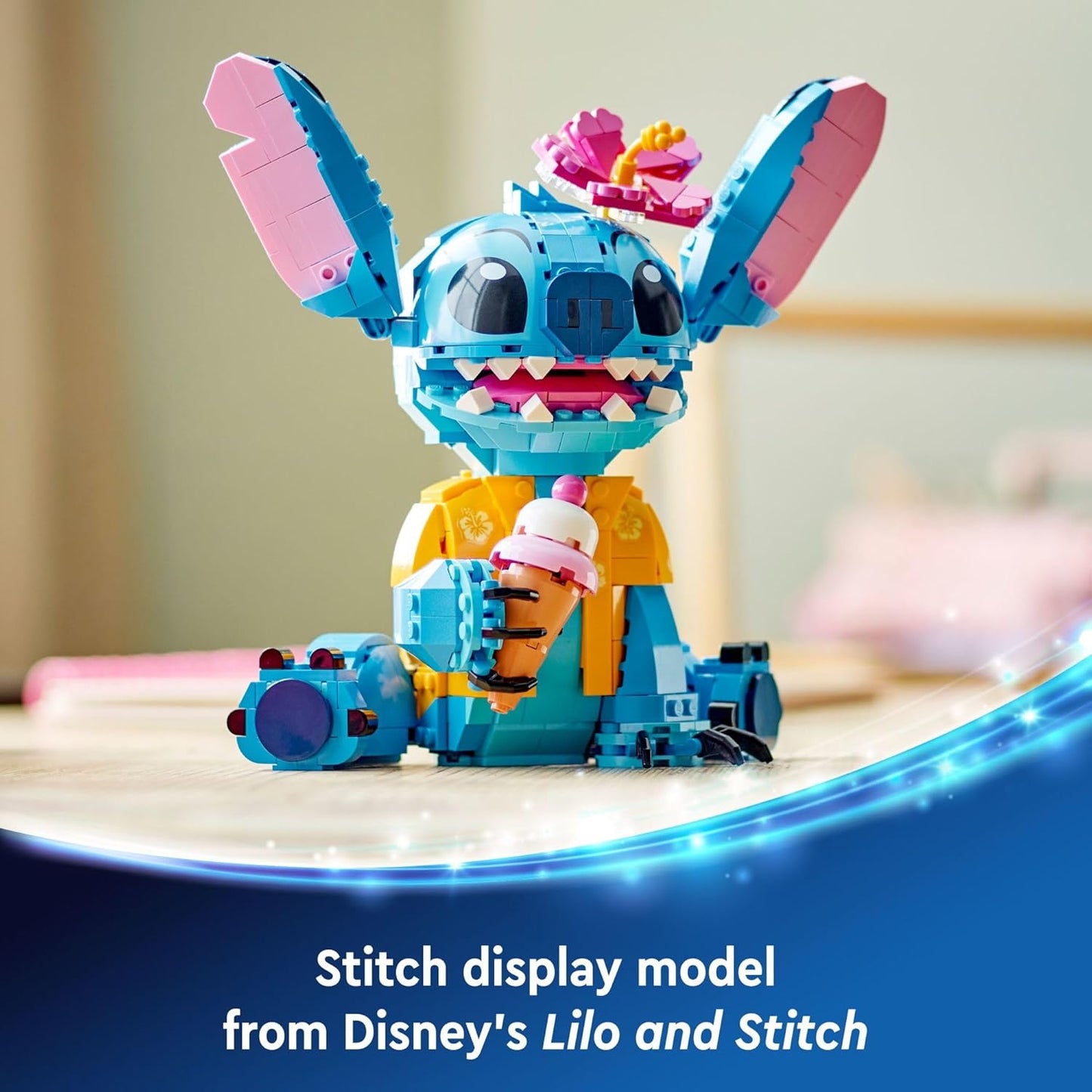 Hot LEGO Disney Stitch Toy Building Kit, Disney Toy for 9 Year Old Kids, Buildable Figure with Ice Cream Cone, Fun Gift for Girls, Boys and Lovers of The Hit Movie Lilo and Stitch, 43249