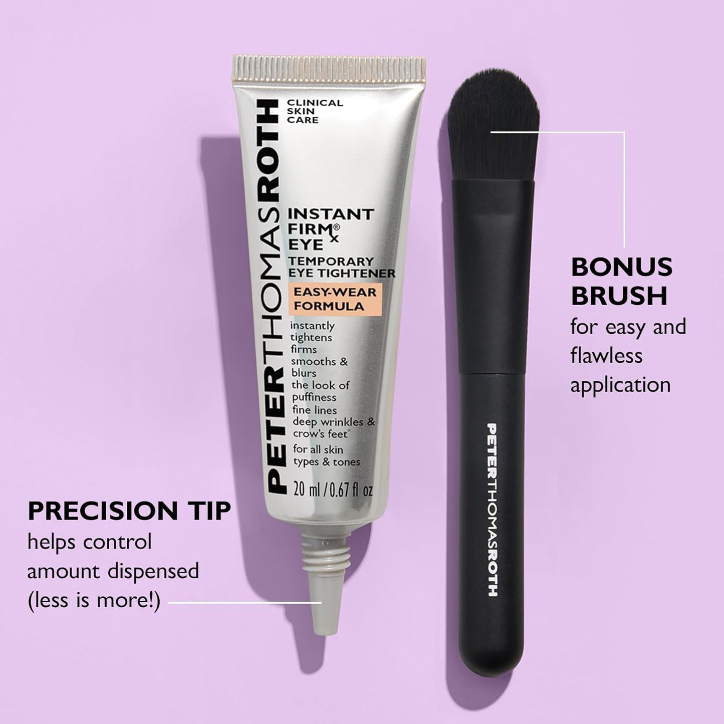 HotPeter Thomas Roth | Instant FIRMx® Eye Temporary Eye Tightener Easy-Wear Formula | For Firming Under-Eye Bags & Wrinkles