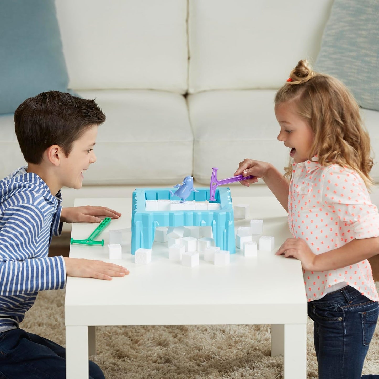 HotHasbro® Don’t Break The Ice Game, Classic Version for Ages 3+ Years, 2-4 Players