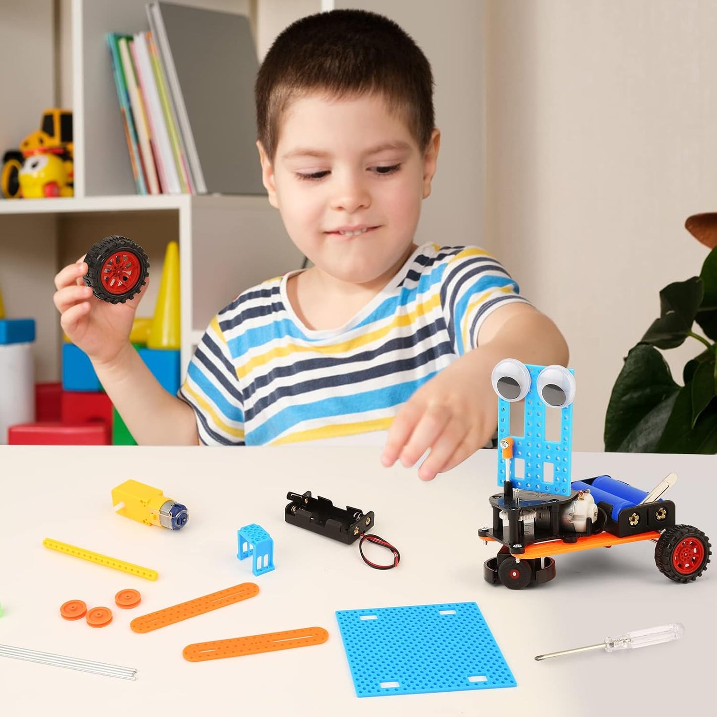 HotSTEM Kits for Kids Craft 8-12, STEM Toy 6 7 8 9 Year Old Boy Birthday Gift | Science Kits for Kids 8-12 6-8 8-10, Boys Gifts Toys Crafts 6+ 7+ yr, Robotics Activities Robot Building Age 10 11 12 13 14