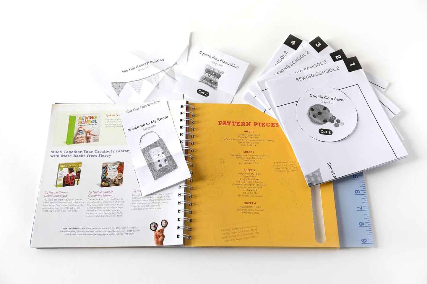 Hot Sewing School ® 2: Lessons in Machine Sewing; 20 Projects Kids Will Love to Make