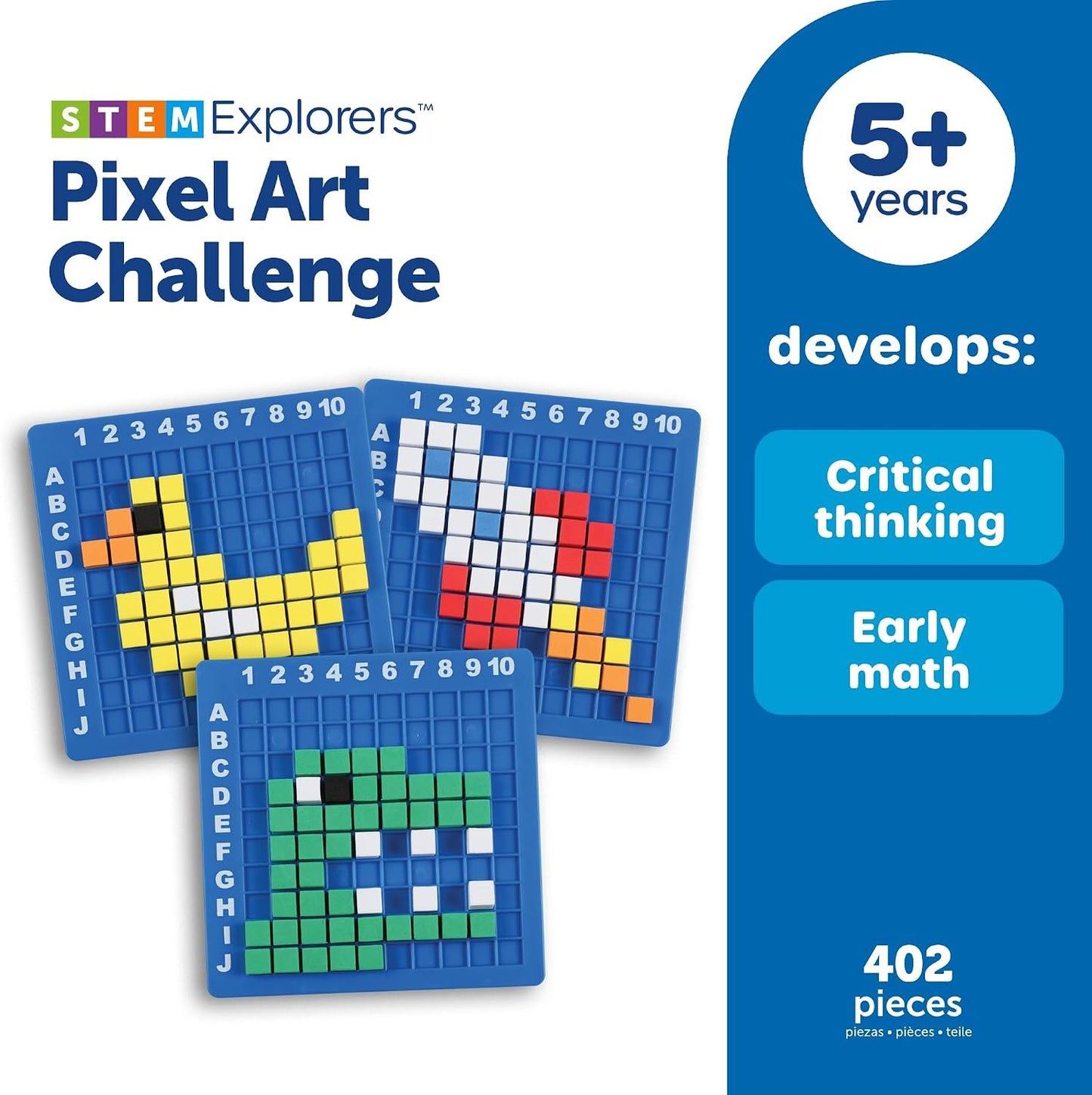 HotLearning Resources STEM Explorers Pixel Art Challenge
