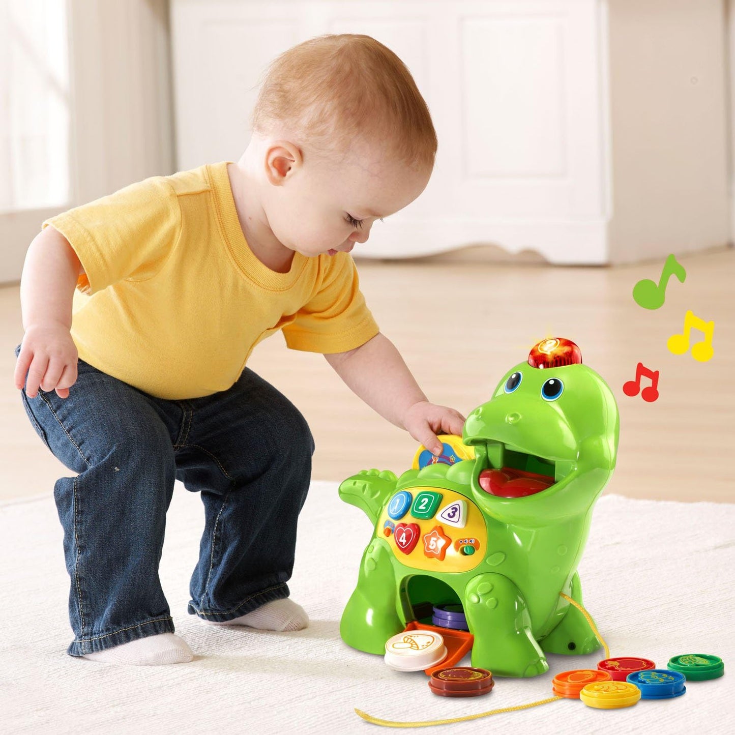 HotVTech Chomp and Count Dino, Green