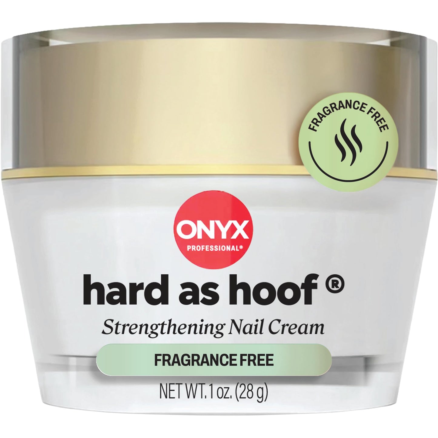 HotOnyx Professional Hard as Hoof Nail Strengthening Cream, Island Coconut Scent - Nail Growth and Conditioning Cuticle Cream Stops Splits, Chips, Cracks & Strengthens Nails, 1 oz
