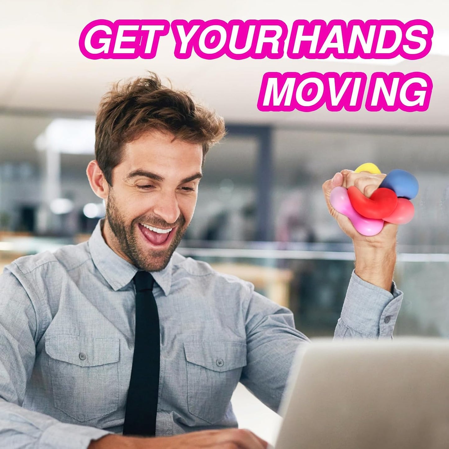 Hot24 Pack Slow Rising Stress Cube , Dough Stress Balls Soft Fidget Squishy Toys for Anxiety Relief, Pull Stretch Classroom Prize Party Favors Toys for Kids