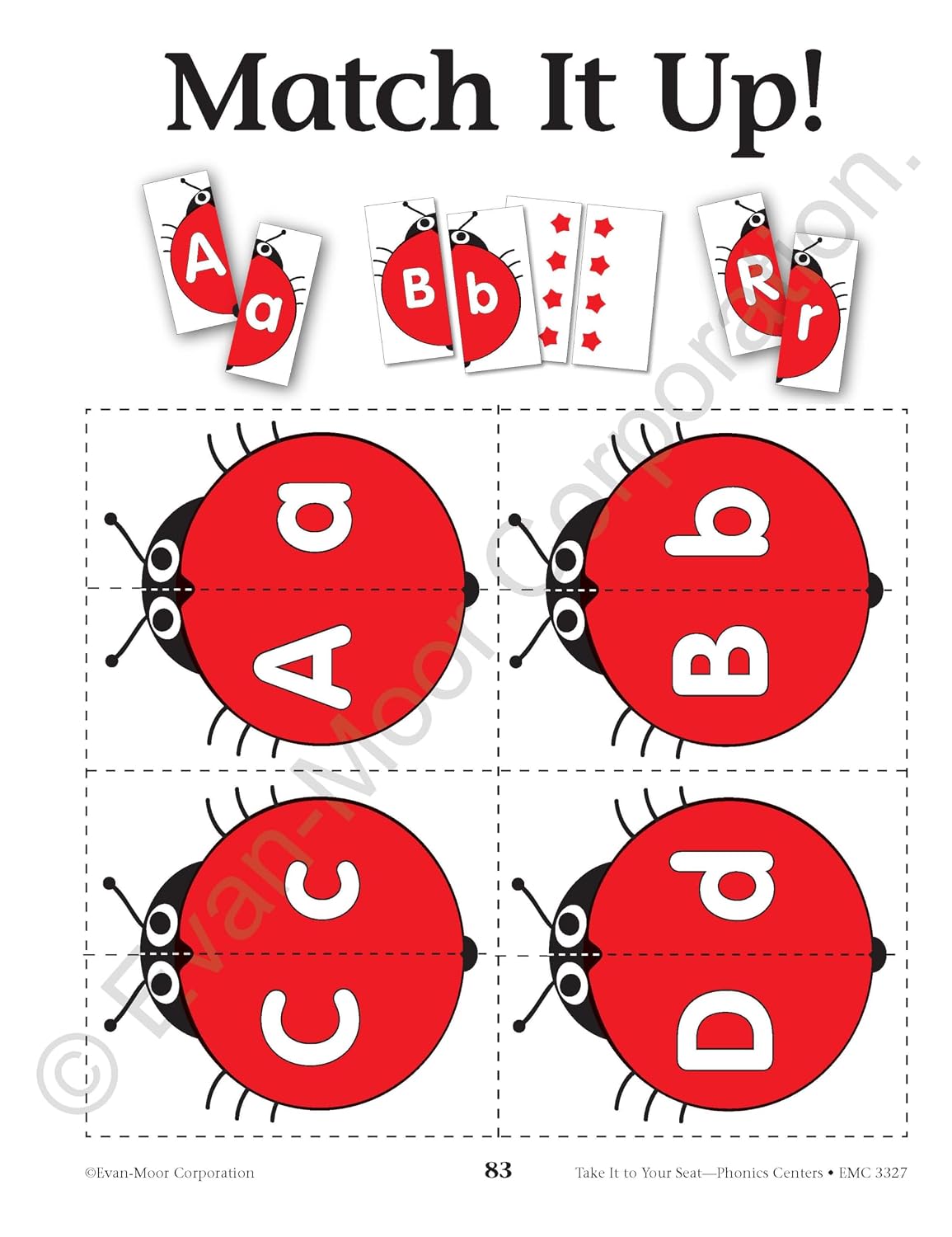 Hot Take It to Your Seat Phonics Centers, Grades PreK-K