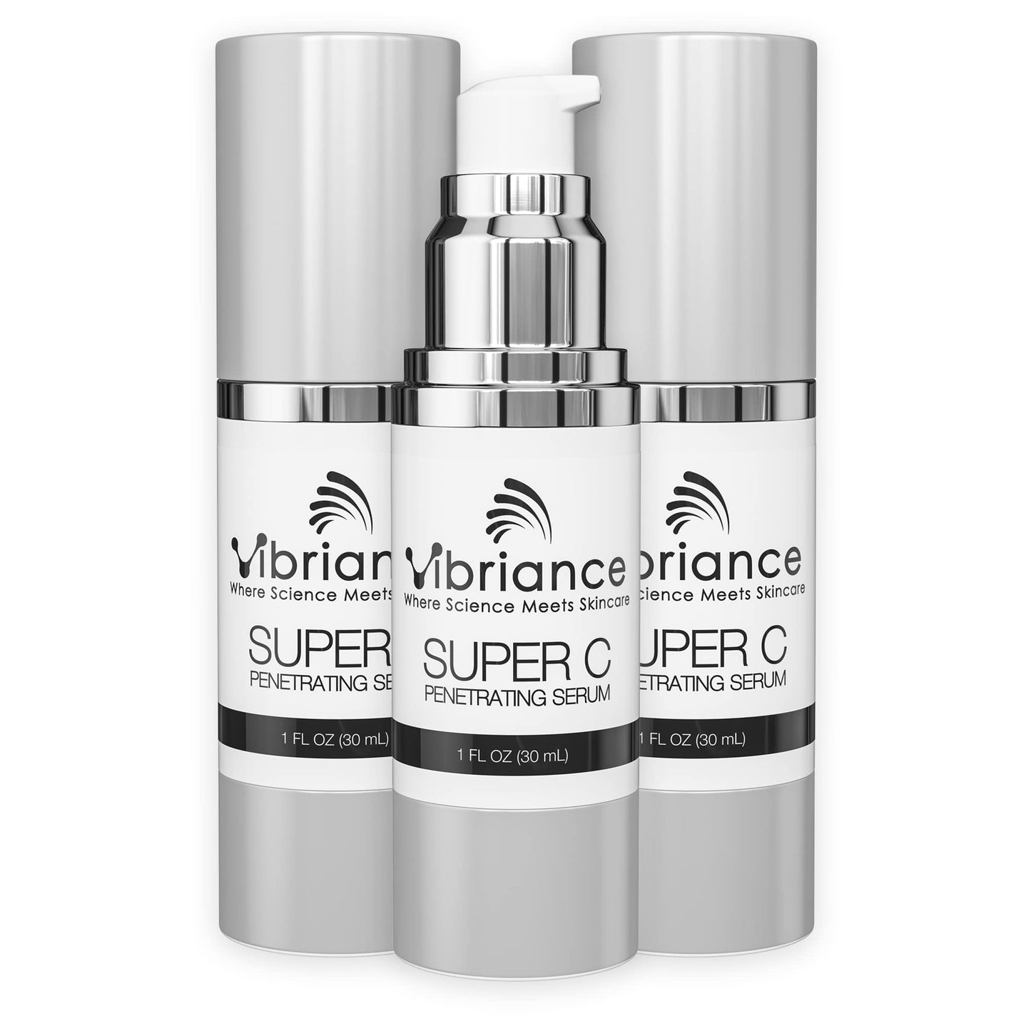 HotVibriance Super C Vitamin C Serum for Mature Skin, 1 fl oz | All-in-One Vitamin C, Hydrates, Firms, Lifts, Smooths, Targets Age Spots, Wrinkles