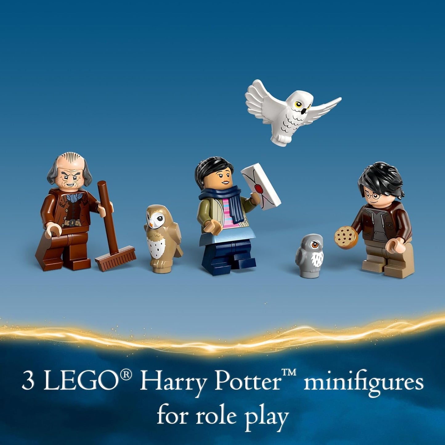 HotLEGO Harry Potter Hogwarts Castle Owlery Toy, Wizarding World Fantasy Toy for Girls and Boys, Harry Potter Castle Playset with 3 Characters, Birthday Gift Idea for Kids Ages 8 and Up, 76430